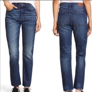 Madewell Straight Leg Crop Jean in Preston Wash